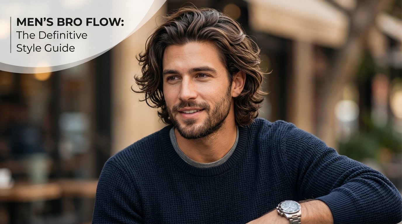 Men Bro Flow Haircut