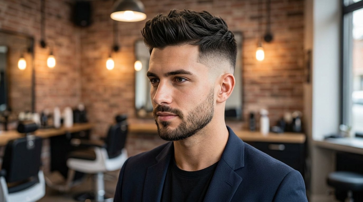 High Fade Haircut Men