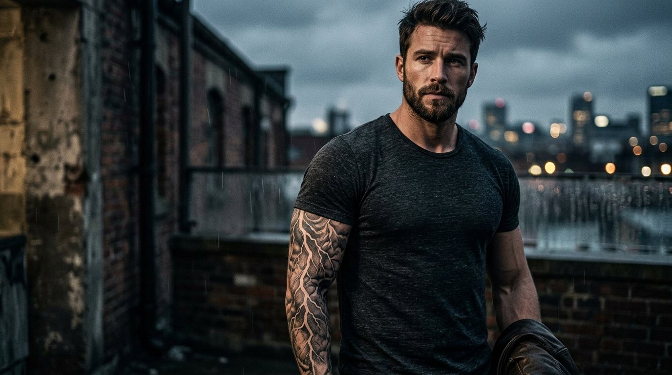 tattoo for men lightning