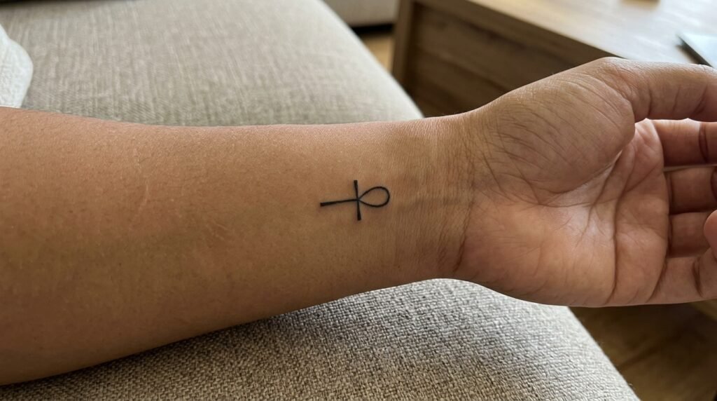 Ankh Symbol Tattoo