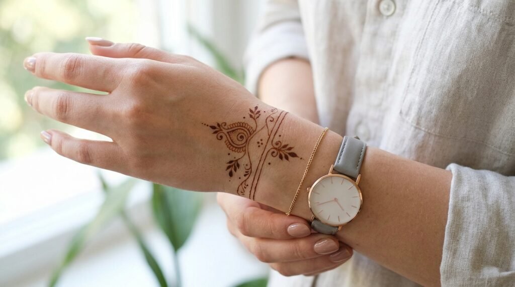 Minimal Wrist Mehndi