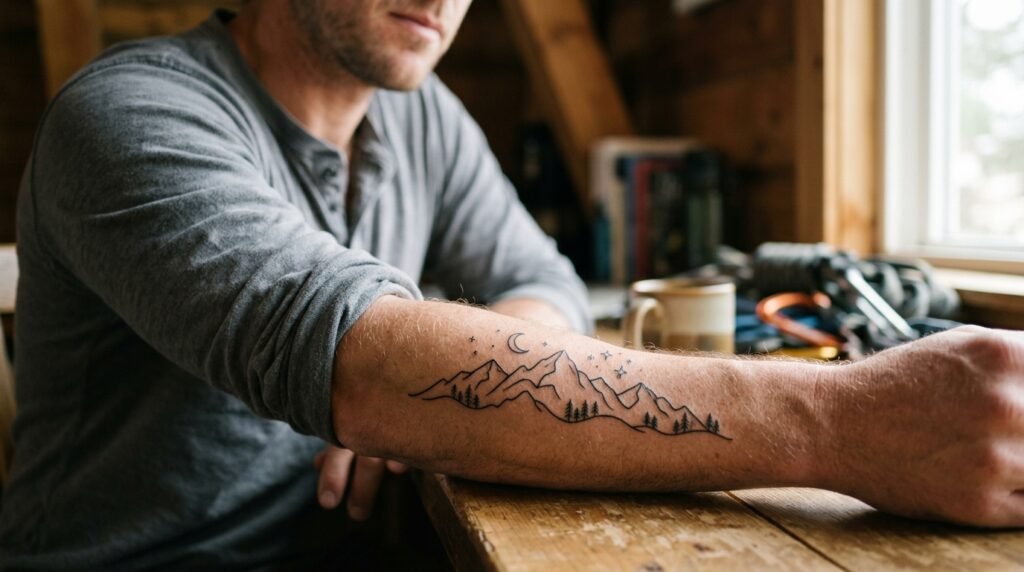 Mountain Tattoo Design