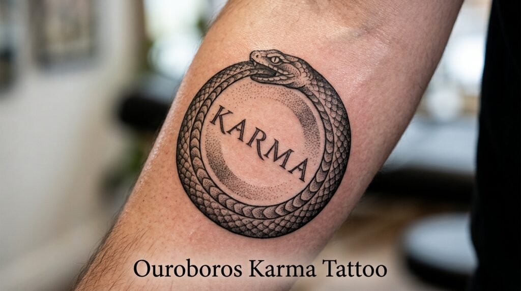 ouroboros karma tattoo