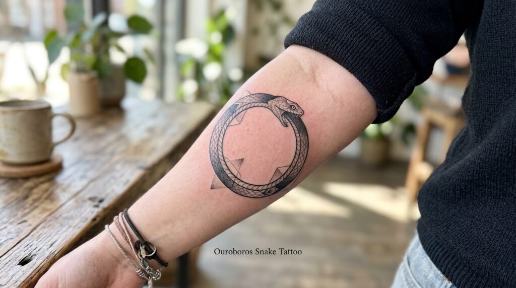 Ouroboros Snake Tattoo