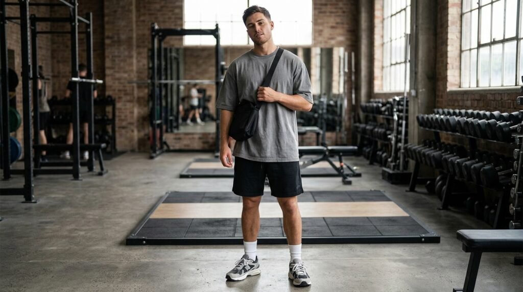 baggy gym outfit men