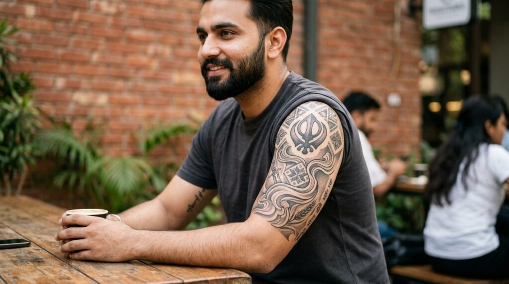 Punjabi Half Sleeve