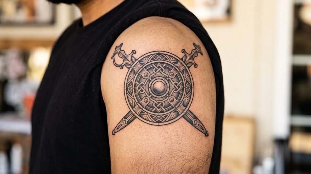 Punjabi Sword Tattoo
