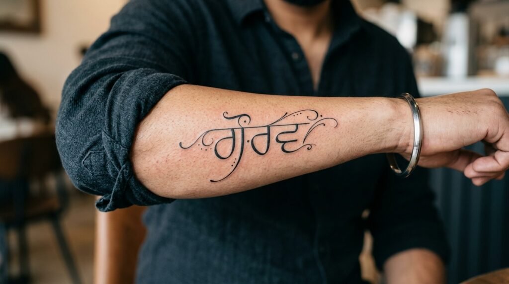Punjabi Name Tattoo