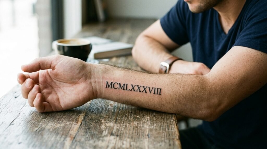 Roman Numeral Tattoo