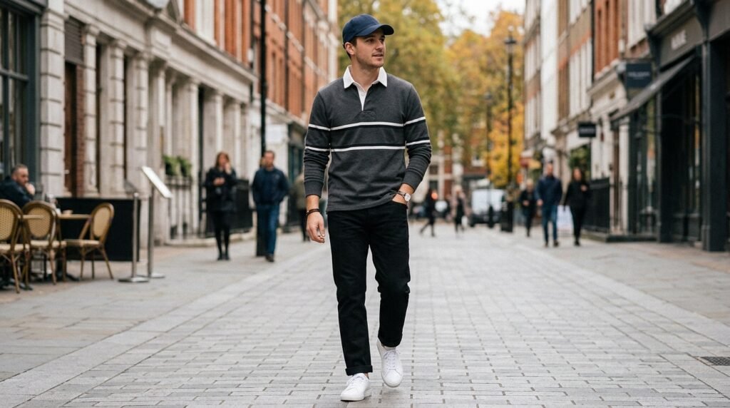 modern rugby shirt look