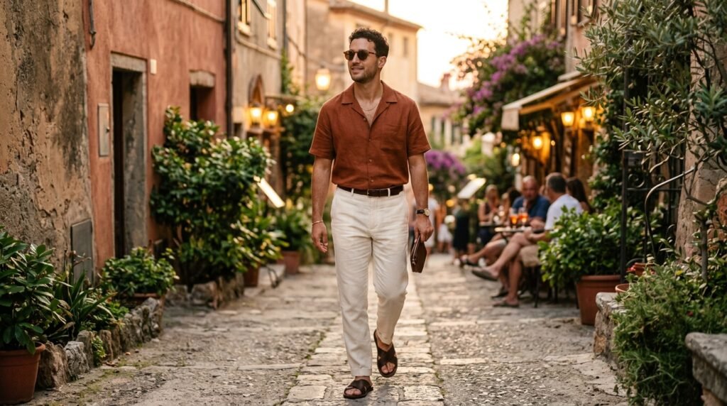 Warm-weather evening outfit