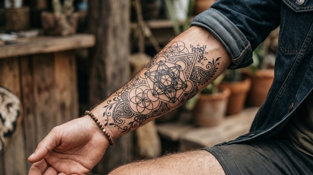 Sacred Geometry Mehndi