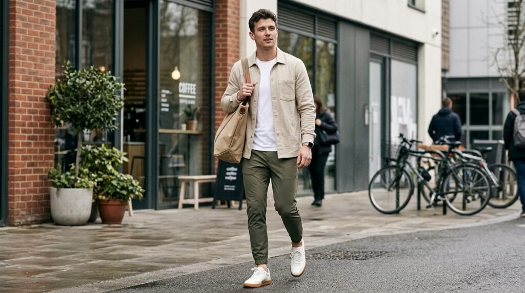 neutral gym casual outfit