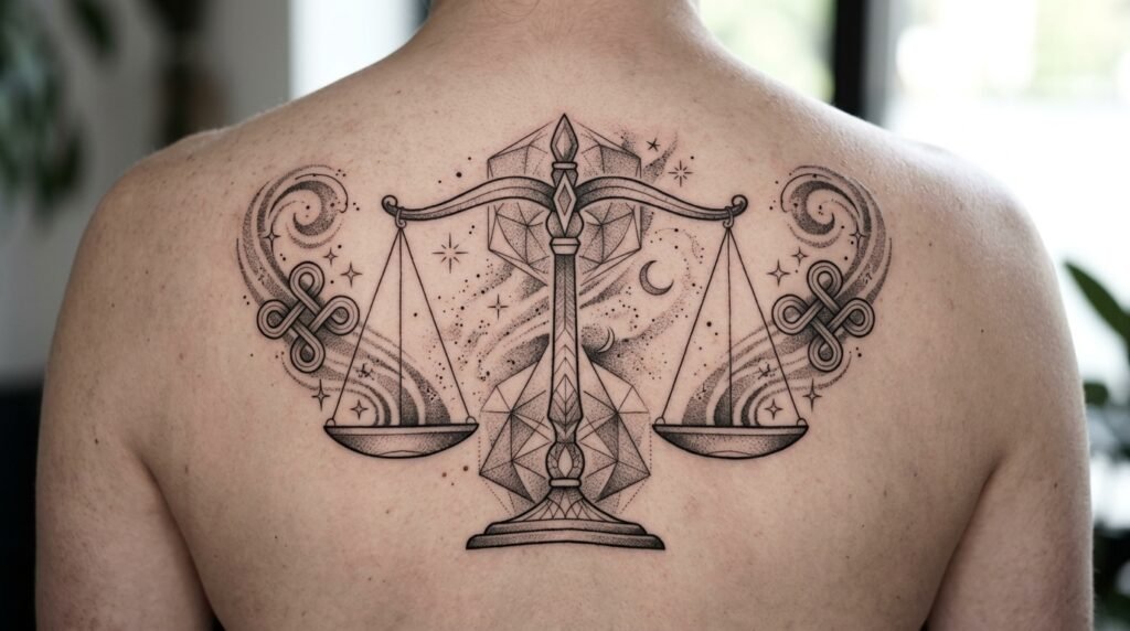 justice karma tattoo