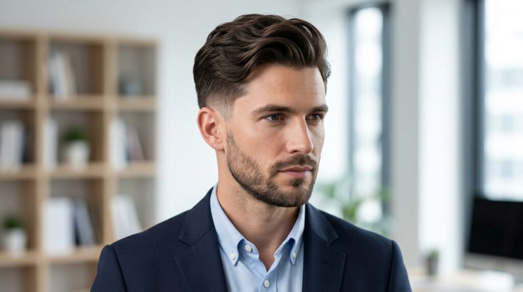 low fade side sweep