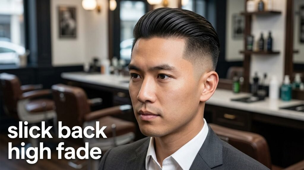 slick back high fade