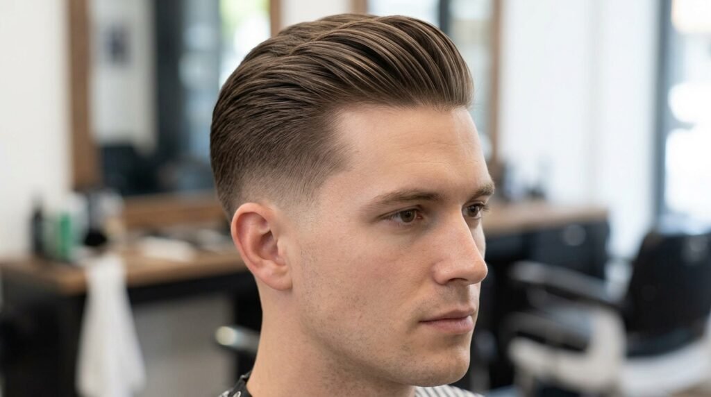slick back drop fade
