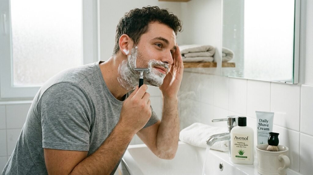 Comfort shaving routine