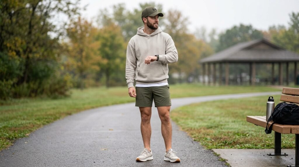 hoodie gym outfit men