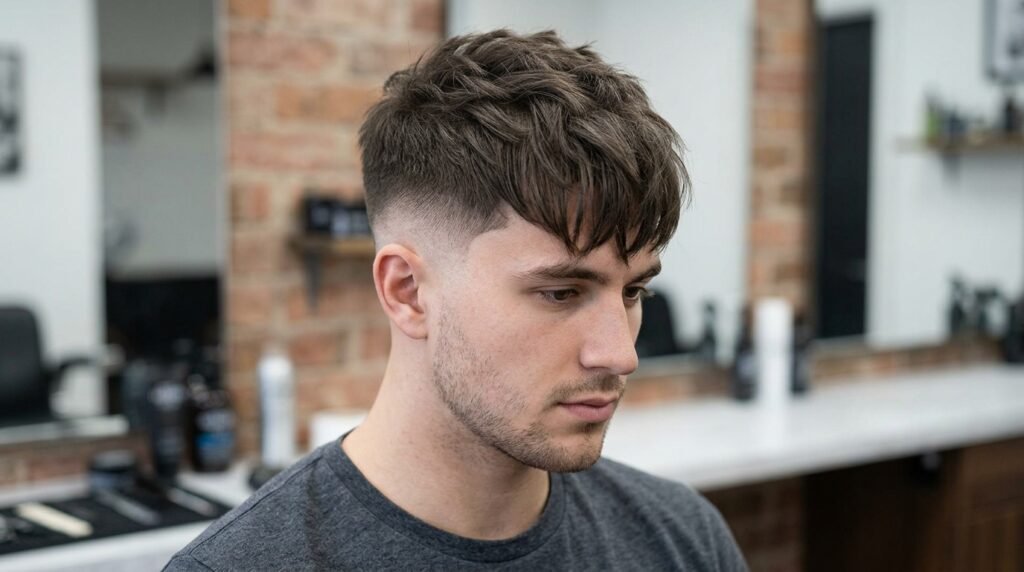  high drop fade textured fringe
