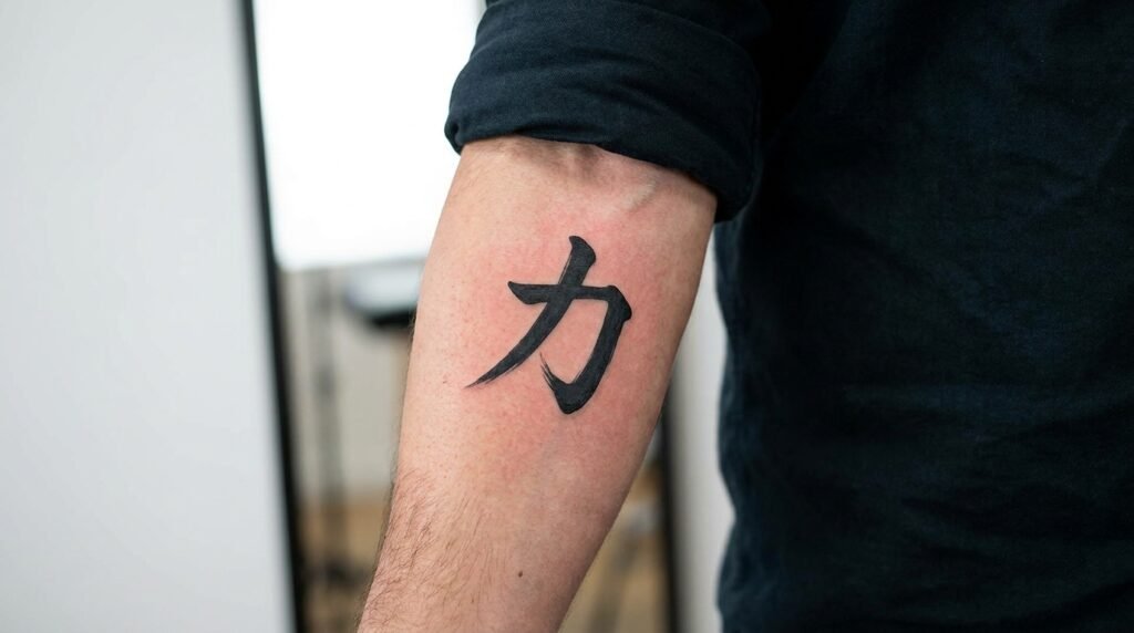 tattoo ideas for men Chinese letters