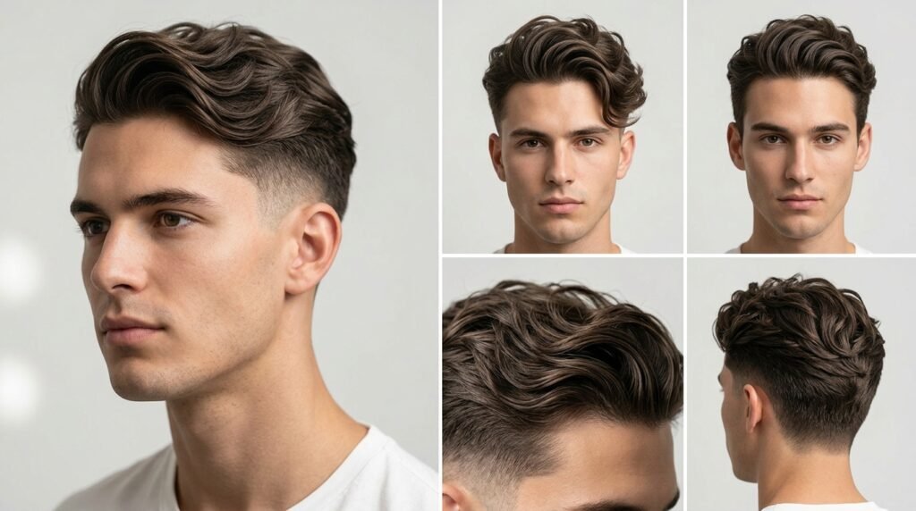 wavy mid fade bro flow