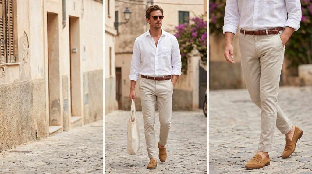European summer outfit