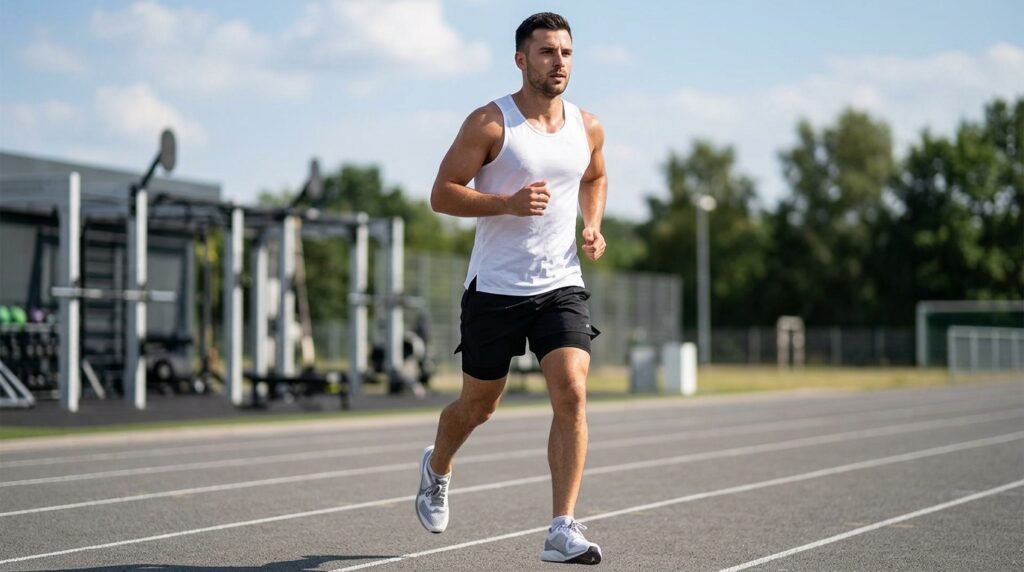 summer gym outfit men
