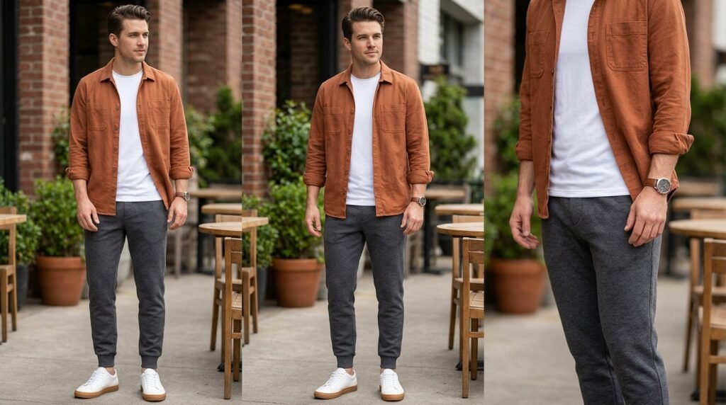 earth tone athleisure style