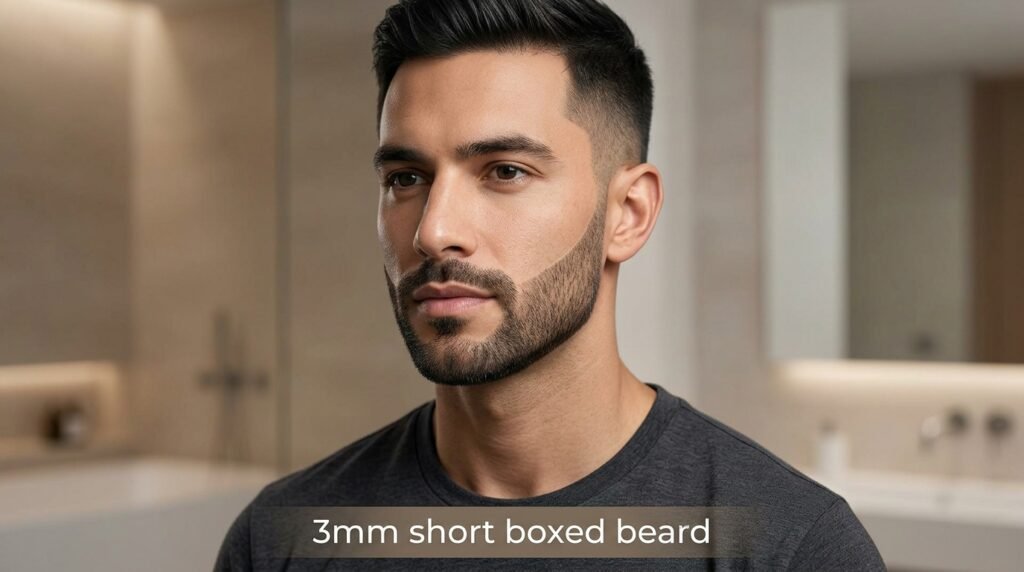 3mm short boxed beard