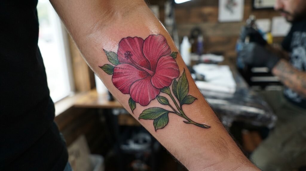 Amapola Flower Tattoo