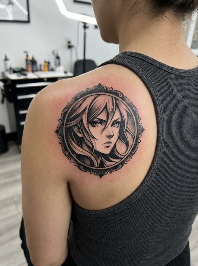 Anime-Inspired Character