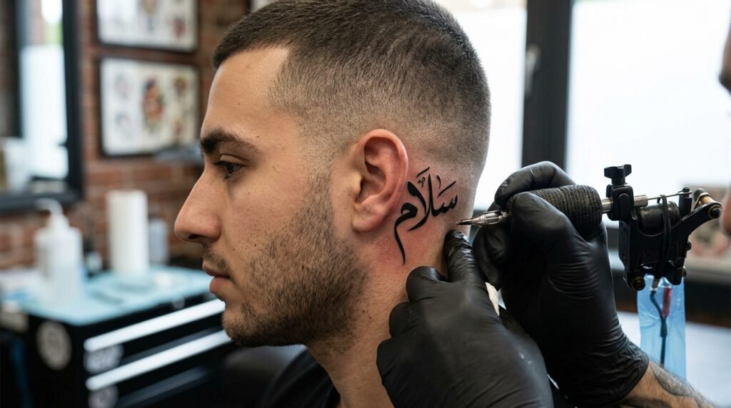 Arabic Script Tattoo