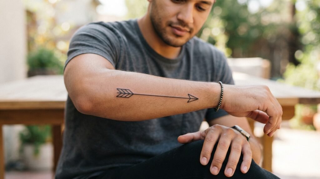Simple Arrow Tattoo