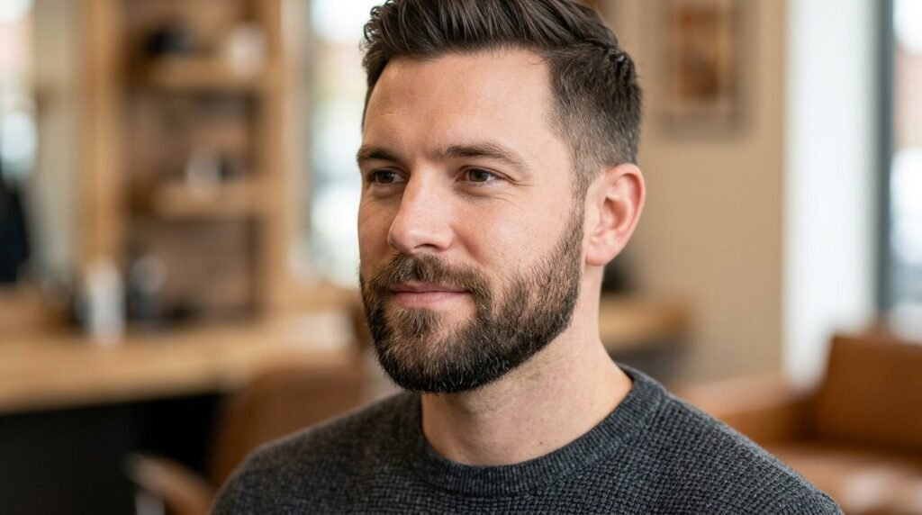 balanced short boxed beard