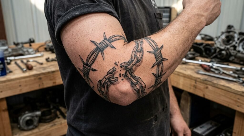 Barbed Wire Elbow
