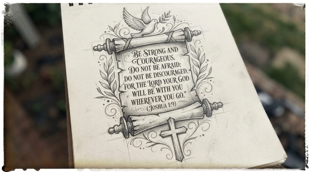 Bible Verse Sketch