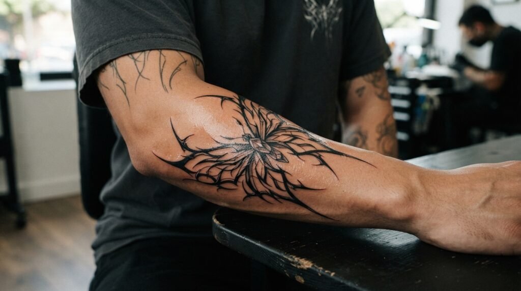 Butterfly Cybersigilism Tattoo