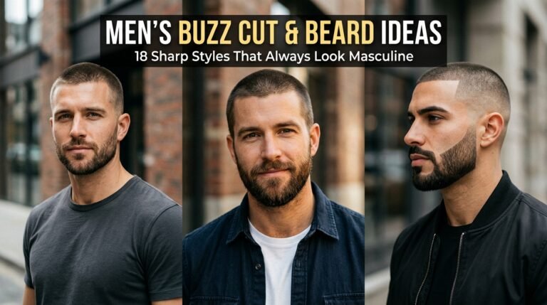 Men Buzz Cut With Beard Ideas