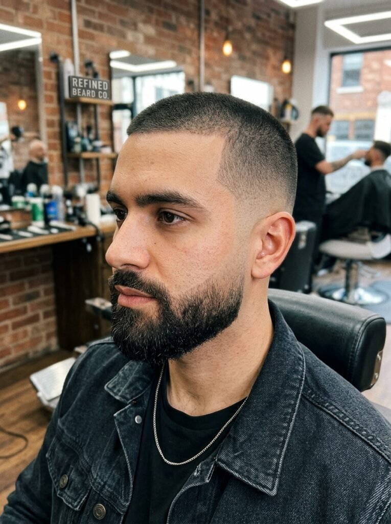 8mm faded beard