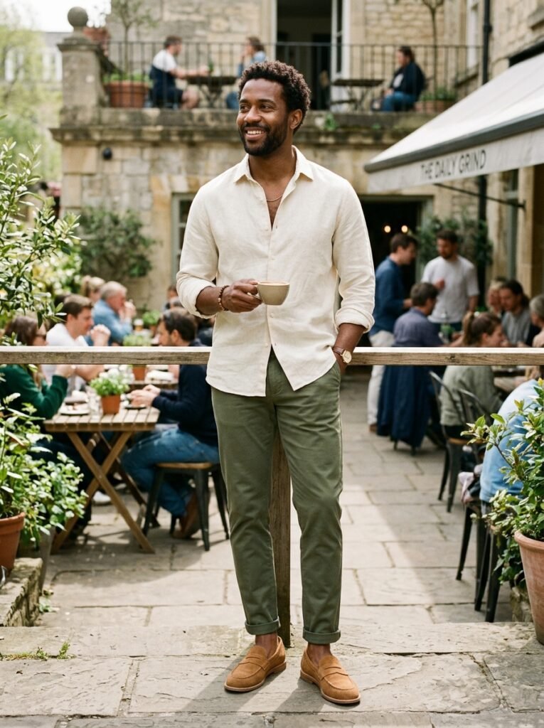 brown skin casual outfit