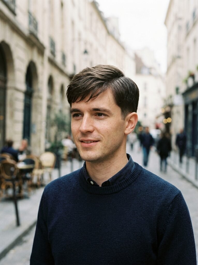 side part fringe haircut