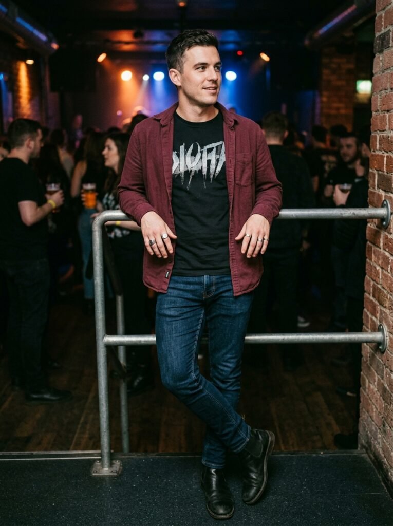 alt concert outfit ideas men