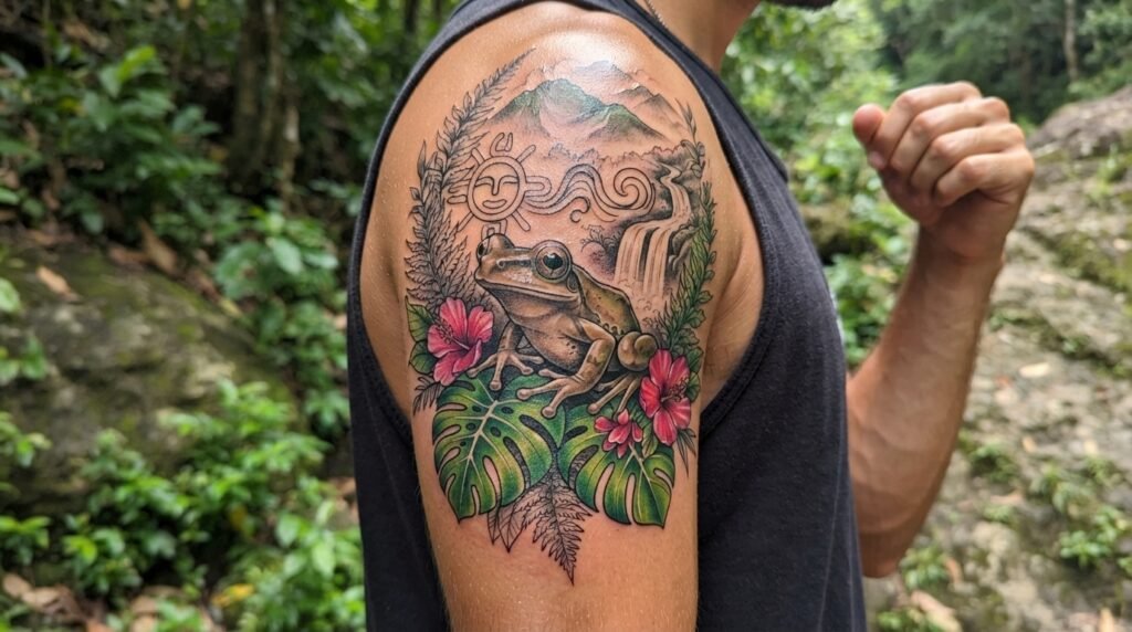 Coqui Frog Tattoo