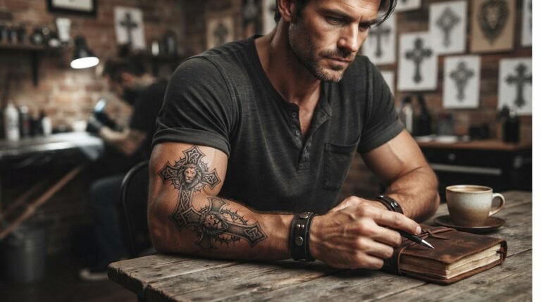 Tattoo Ideas for Men Cross