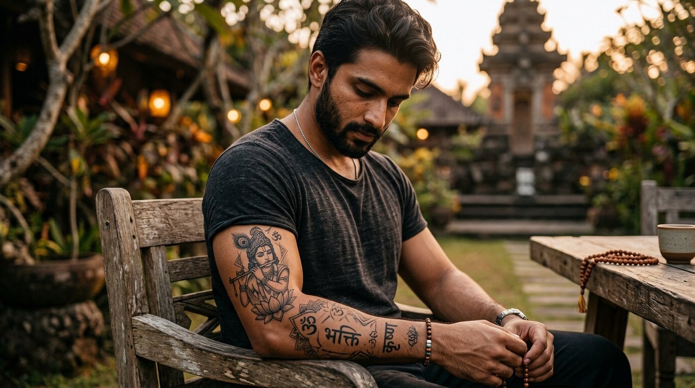 tattoo ideas for men Krishna