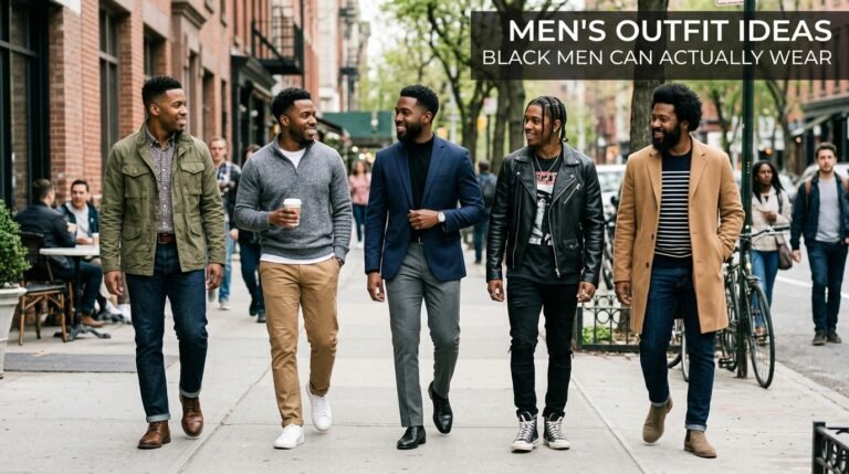 men's outfit ideas black men