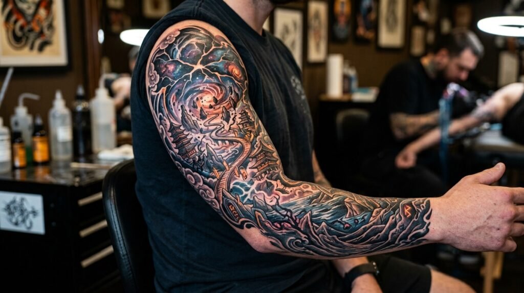 Domain Scene Tattoo