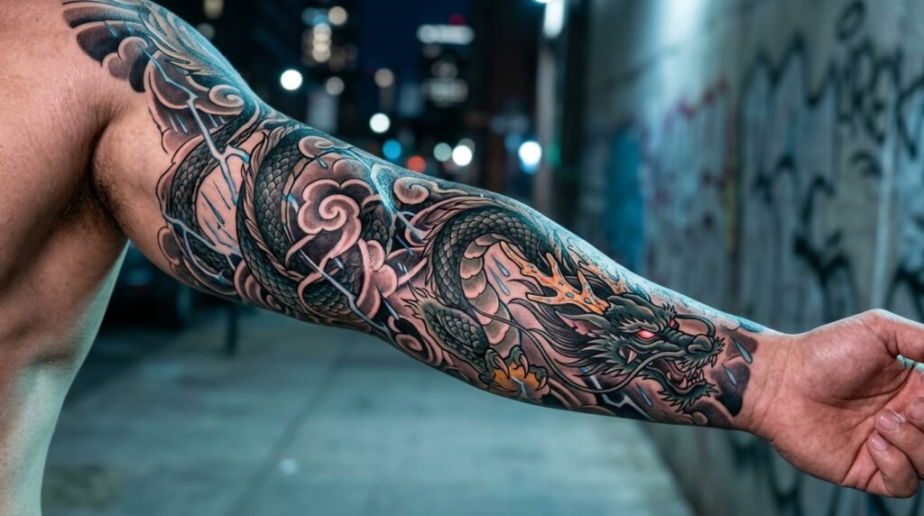 Anime Dragon Forearm