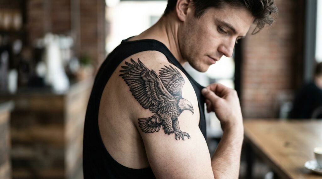 Eagle Shoulder Tattoo
